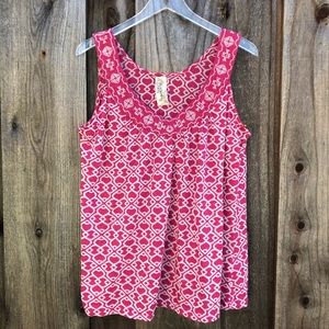 Aventura Avaline Tank M Fuchsia Pink EUC